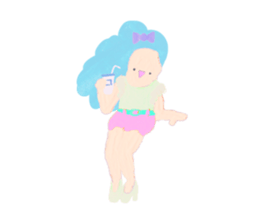 Pastel Ribbon sticker #8357293