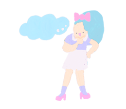 Pastel Ribbon sticker #8357297