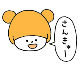 Colorful hair sticker #8357584