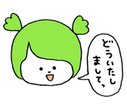 Colorful hair sticker #8357594