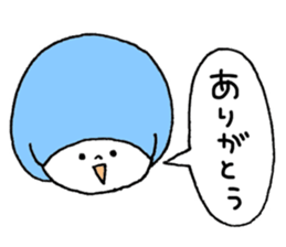 Colorful hair sticker #8357601