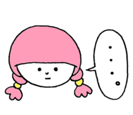 Colorful hair sticker #8357606