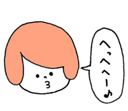 Colorful hair sticker #8357611