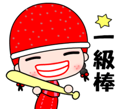 I love redhat lady sticker #8357869