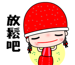 I love redhat lady sticker #8357883