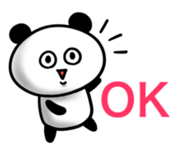 Big eyes panda (Daily life) sticker #8358105