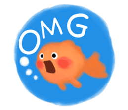 Fish of red cheeks sticker #8358194