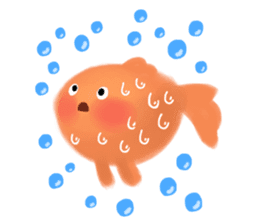 Fish of red cheeks sticker #8358210