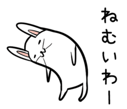 Hutoltutyoi rabbit kansaiben Version1 sticker #8358301