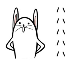 Hutoltutyoi rabbit kansaiben Version1 sticker #8358308