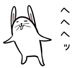 Hutoltutyoi rabbit kansaiben Version1 sticker #8358311