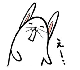 Hutoltutyoi rabbit kansaiben Version1 sticker #8358313