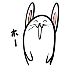 Hutoltutyoi rabbit kansaiben Version1 sticker #8358314