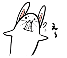 Hutoltutyoi rabbit kansaiben Version1 sticker #8358315