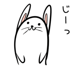 Hutoltutyoi rabbit kansaiben Version1 sticker #8358329