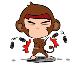 Mi BF is monkey king sticker #8358433