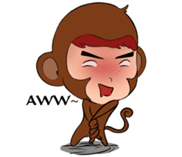 Mi BF is monkey king sticker #8358450