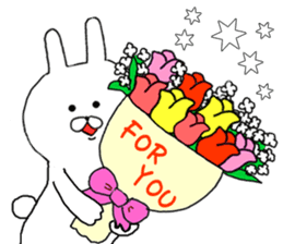 New Year for the Sticker of the rabbit. sticker #8358625