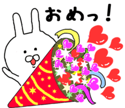 New Year for the Sticker of the rabbit. sticker #8358628