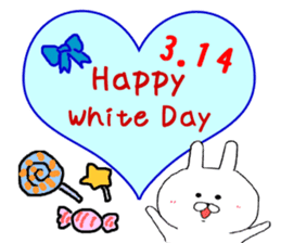 New Year for the Sticker of the rabbit. sticker #8358634