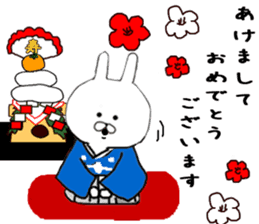 New Year for the Sticker of the rabbit. sticker #8358652