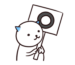 Polka Dot Cats sticker #8359063