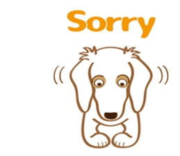 Sticker of white dog Rin sticker #8359664