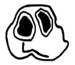 Face (There is no letter)4 sticker #8360113