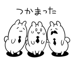 mokyu mokyu rabbit 3 sticker #8360183