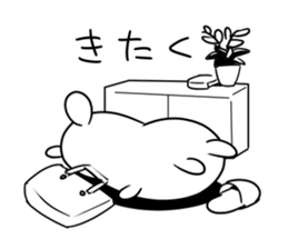 mokyu mokyu rabbit 3 sticker #8360186