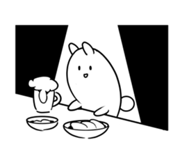 mokyu mokyu rabbit 3 sticker #8360187