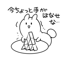 mokyu mokyu rabbit 3 sticker #8360188