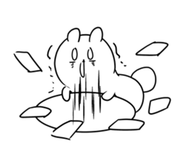 mokyu mokyu rabbit 3 sticker #8360189