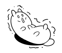 mokyu mokyu rabbit 3 sticker #8360192