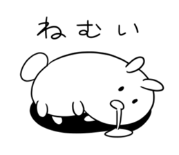 mokyu mokyu rabbit 3 sticker #8360194