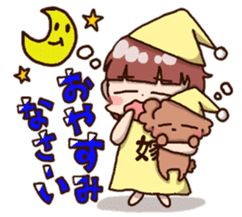 Bride and dog 2 sticker #8360221