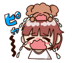 Bride and dog 2 sticker #8360238