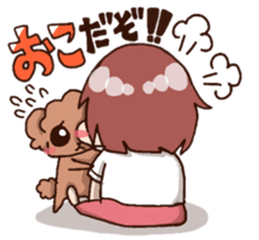 Bride and dog 2 sticker #8360241