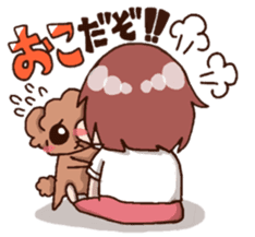 Bride and dog 2 sticker #8360241