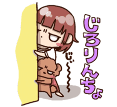 Bride and dog 2 sticker #8360256