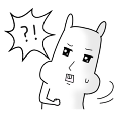 Sticker of normal rabbit. sticker #8360671