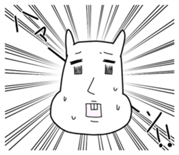 Sticker of normal rabbit. sticker #8360674