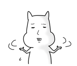 Sticker of normal rabbit. sticker #8360693