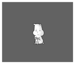 Sticker of normal rabbit. sticker #8360696