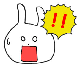 Loose Loose rabbit Sticker sticker #8360773