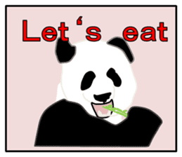 Daily life of a panda sticker #8360944