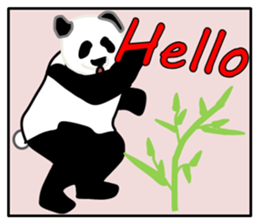 Daily life of a panda sticker #8360946