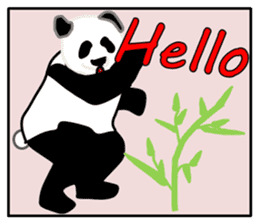 Daily life of a panda sticker #8360946