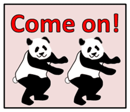 Daily life of a panda sticker #8360947