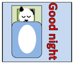 Daily life of a panda sticker #8360948